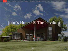 Tablet Screenshot of johnshouse.co.nz